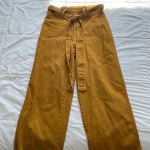 HIGH WAISTED, WIDE LENGTH PANTS